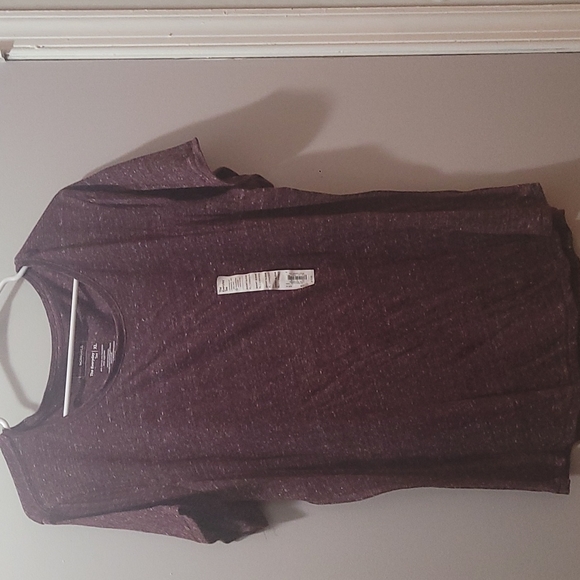 Sonoma Crewneck Short Sleeve Tee-Burgandy Textured XL - Picture 1 of 7